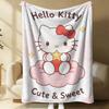 Hello Kitty Cute & Sweet Flannel Fleece Blanket Soft Warm Fluffy Throw Cute Sofa Bed Cover Office Nap Shawl Lightweight Blanket