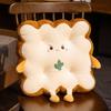 Chair Toast Cartoon Cushion With Soft Plush Material For Decor Home
