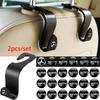 2pcs Car Seat Backrest Hidden Multi-Functional Hook Car Rear Seat Detachable Creative Headrest Small Hook For AMG