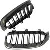 BMW 3 F34 GT 13-20 Grilles Between the Headlights (kidneys) Left + Right Set BLACK GLOSSY DOUBLE BAR