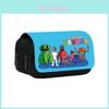 Garten Of Banban Character Design Double Layer Pen Bag With Lightweight Nylon For Students And Gift Giving