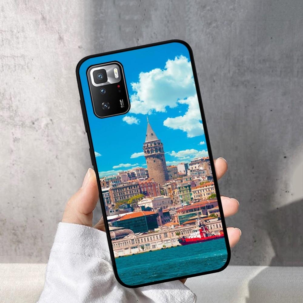 Turkey Istanbul Scenery Phone Case For Redmi Note 4 X 5 A 6 7 8 Pro T 9 Pro 9S 10 Pro 11 Pro 11S 11Epro PocoM3pro