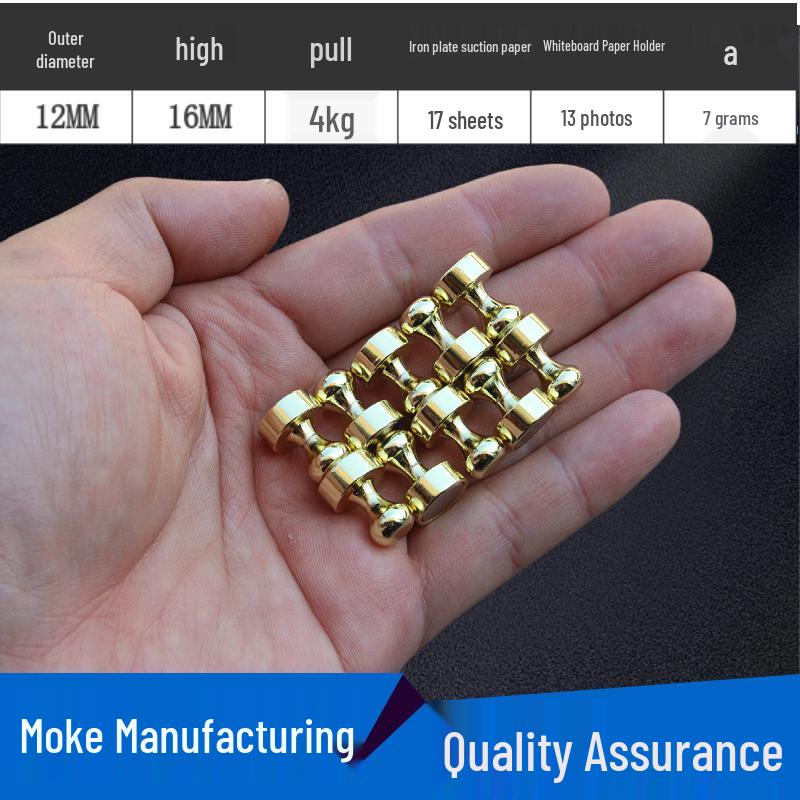 Magnetic Metal Pushpins with Handles for Whiteboards and Display