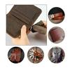 35Pcs Leather Sewing Tools Kit with 4mm Stitching Prong Punch Waxed Thread Large-Eye Needles for Beginners