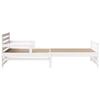 Bed Frame with Headboard White 80 x 200 cm Engineered Wood