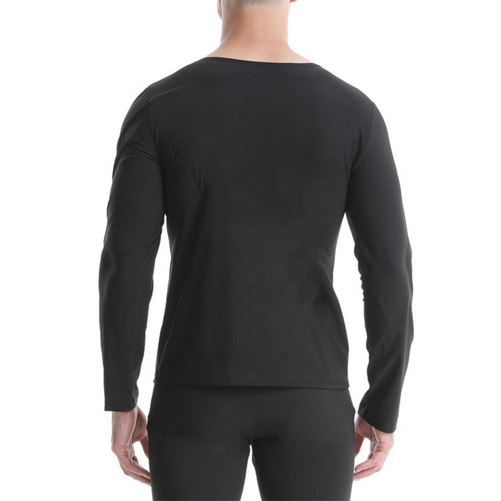 Mens Sauna Suit Hot Polymer Sweat Shirts Long Sleeve Workout Tank Tops Shapewear Waist Trainer Body Shaper Athletic Slimming Sweatshirt