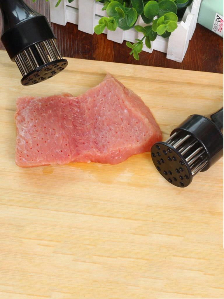 1Pc Handheld Use Household Tender Meat Needle with Broken Tendons Pork Chop Chicken Chop Chicken Tools Wings Meat Needle Hammer