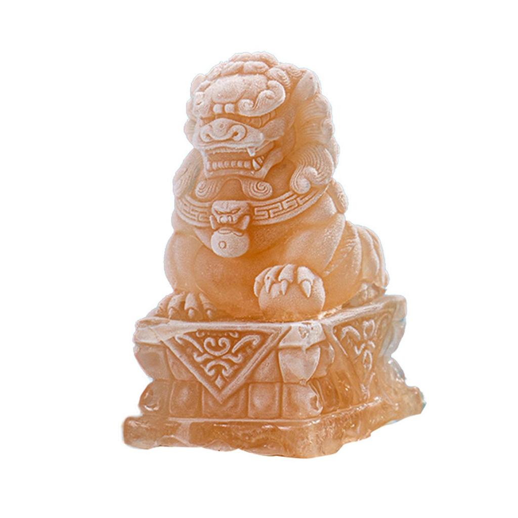 Stone Lion and Bear Silicone Ice Cube Mold for Whiskey and Cocktails