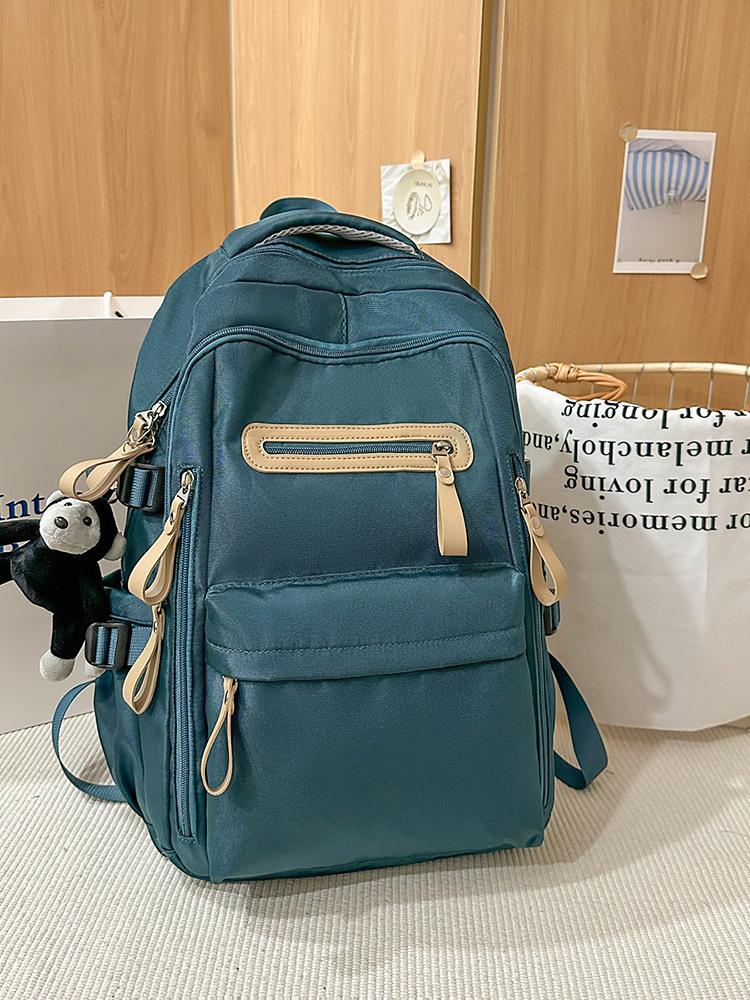 Fashion Versatile Nylon Backpack Wear-resistant New Student Schoolbag Travel Backpack
