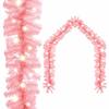 VidaXL Christmas Garland with LED Lights Artificial Garland Decoration Garland Ornament Garden Backyard 329200