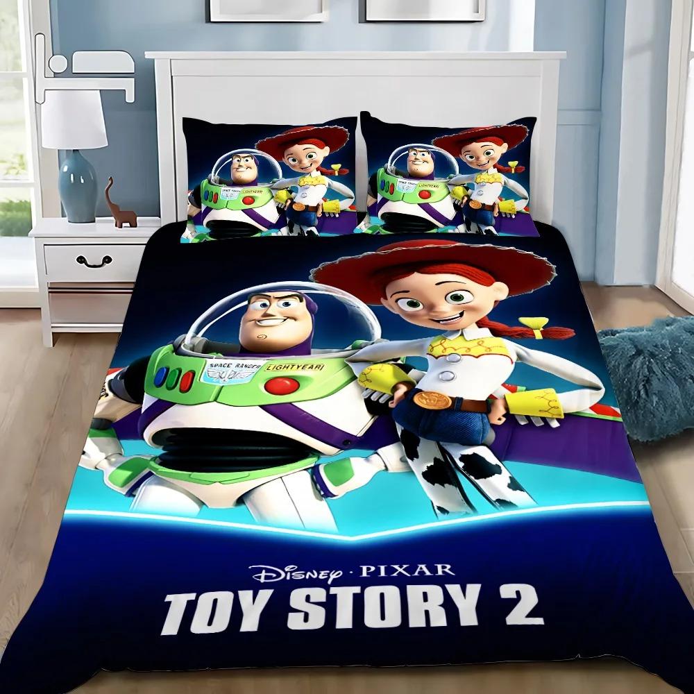 3D-Druck Toy Storys Buzz Lightyear Bettwäsche-Set für Mädchen und Erwachsene Einzelbett Twin Queen-Size Bettbezug Kissenbezug Bettwäsche