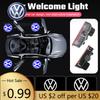 For VW Volkswagen Jetta MK5 Golf LED Car Door Welcome Logo Projector Ghost Shadow Light For VW Volkswagen Tiguan MK1 MK2 Sagitar