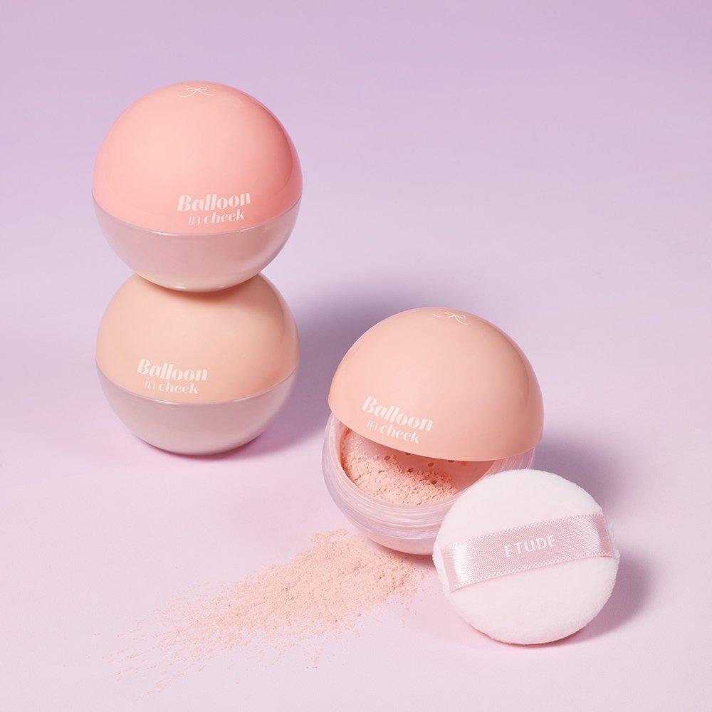 Etude Balloon In Cheek / Soft Cheek Blusher / Color Powder / Sebum Powder 6g
