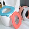 1Pc Toilet Seat Mat Soft Handheld Lift Washable EVA Universal Closestool Cushion Waterproof Four Seasons Thickened Bathroom
