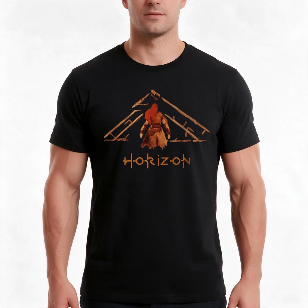 Gift For Unisex Horizon Action Game Dawn Zero Awesome For Movie Fan Tshirt Summer Casual Cotton Tee Oversized Streetwear Tops