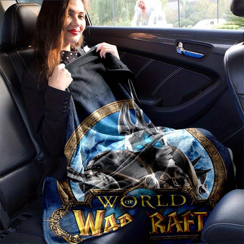1pc World of Warcraft: Northrend Home Decor Blanket, Perfect Gift for Bedroom, Living Room, Travel, Camping, Car, Beach, Office Naps, Cozy Flannel Thr