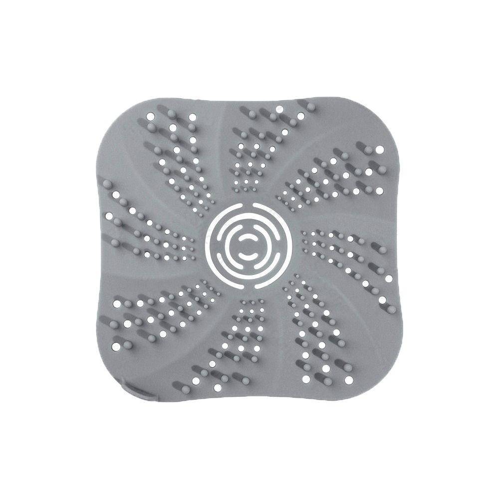 Anti-blocking Sink Strainer Square Shape Floor Drain Mesh Trap Hair Clean Up Shower Drain Pad Kitchen Bathroom Accessories