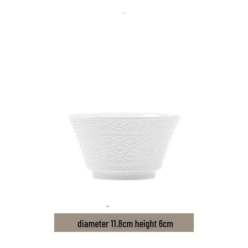 ZISIZ French Relief Ceramic Dinnerware