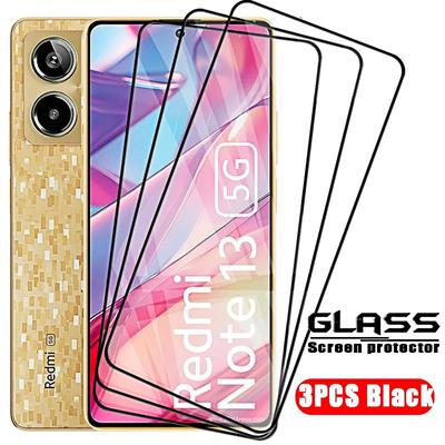Protective Glass For Xiaomi Redmi Note 13 Pro Plus 12 11 10 Redmi 14C 13C 12C 10C 10 A3 A2 9C Poco X6 X5 Pro M5S M6 Full HD Cover Screen Protector