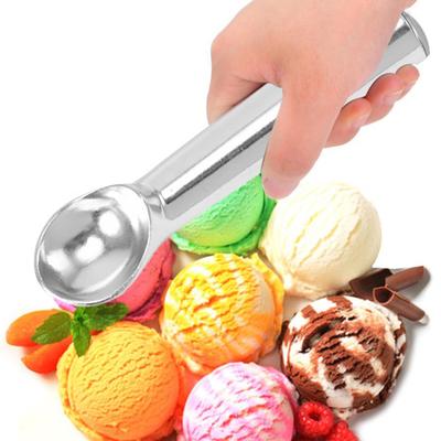 Cuillère à glace antiadhésive, antigel, antidérapante, poignée confortable, facile à nettoyer, alliage d'aluminium, cuillère à glace robuste, fournitures de cuisine