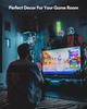 GAME ON Neon Sign for Wall Decor, LED Gamer Sign for Arcade Room, Game Room, Bedroom, Kids, Boyfriend, Gifts Stepless Dimmable