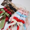 Fashionable Polyester-cotton Double-layer Bow Hairpin Duckbill Clip Sweet Hairpin Hair Ornament Headdress