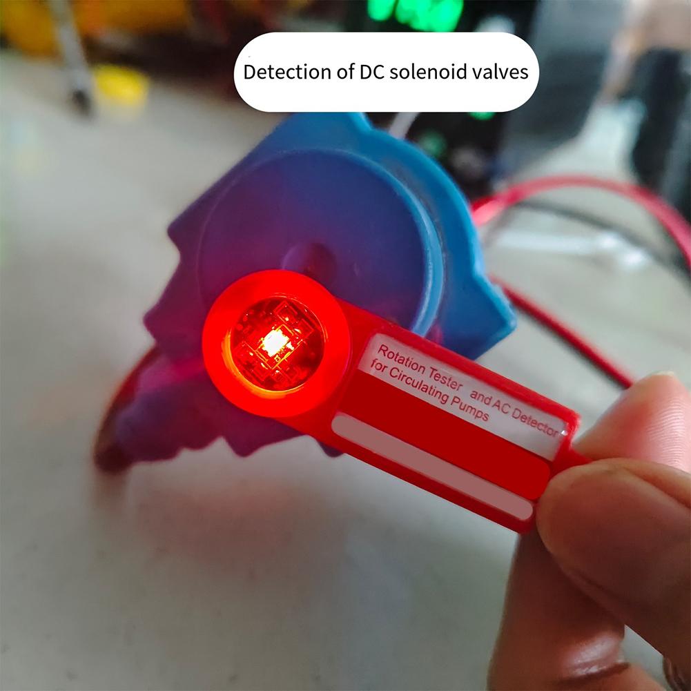 1 Pcs Heat Circulation Pump Rotation Tester And AC Detector Solenoid Valve Detection Solenoid Valve Detects Accessories