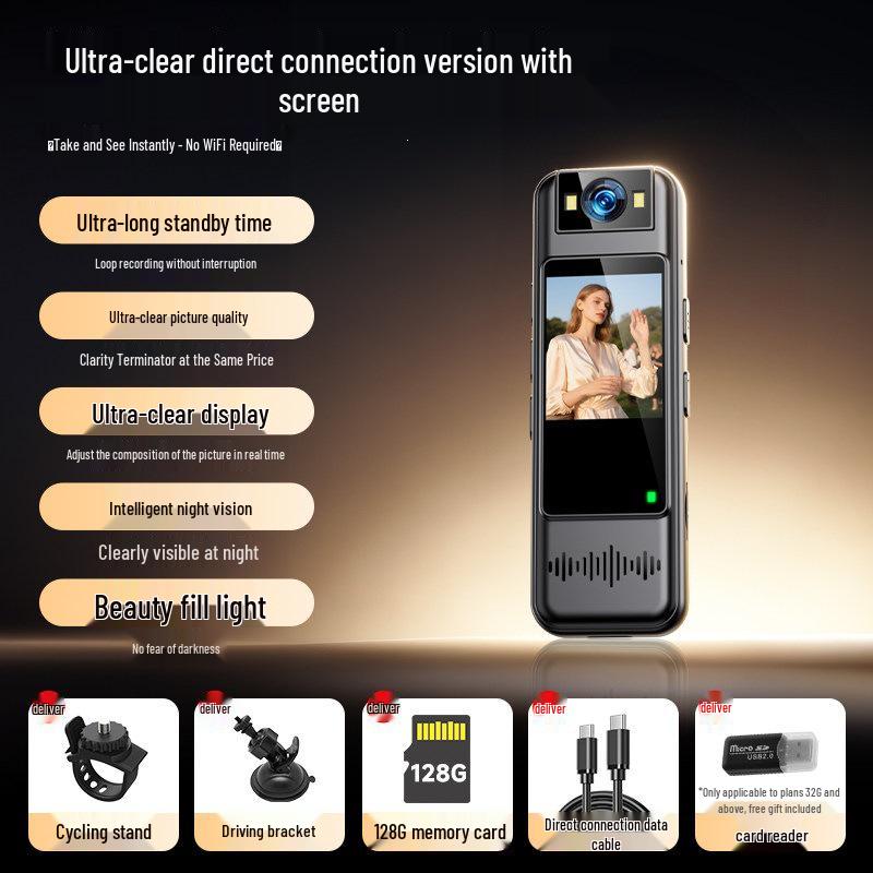 WiFi-Enabled Law Enforcement Recorder: Audio/Video Recorder & Mobile Remote Camera