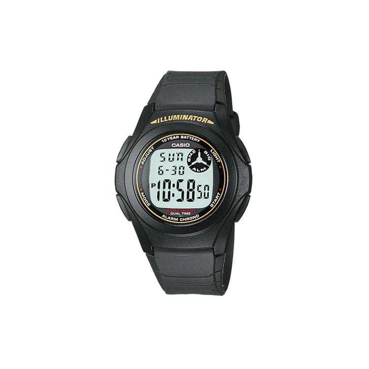 CASIO Men YOUTH Black Watch F-200W-9A F-200W-9A Black Dial