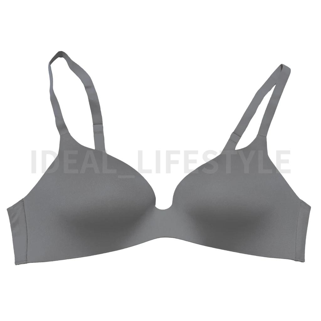 UNIQLO Wireless Bra 3D Hold Gray Black Pink Beige Brown Women 487013 NWT