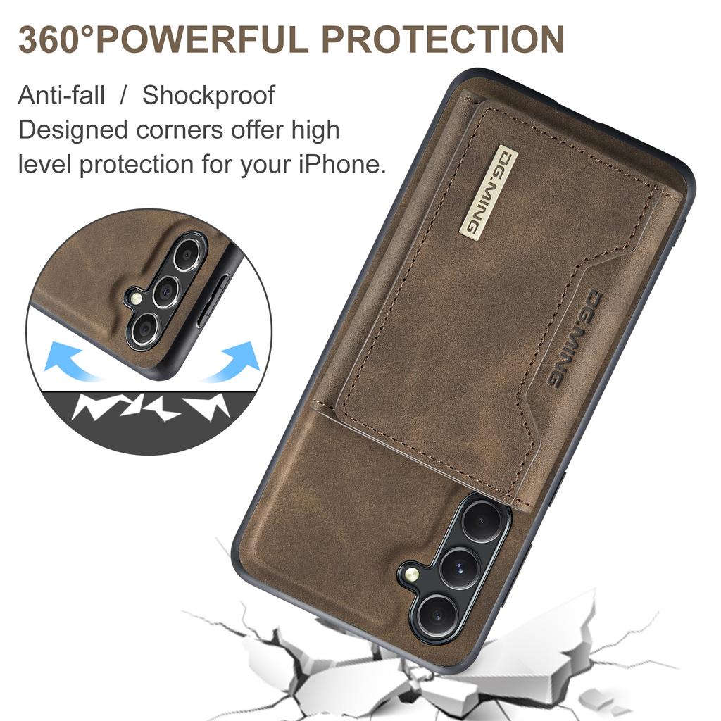 DG.MING M2 Series for Samsung Galaxy A36 5G Case PU+PC+TPU Phone Cover Detachable Wallet