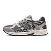 Asics Gel-Contend Cn Bequemes Atmungsaktives Gewebe Synthetisches Leder Langlebig Niedrig geschnittene Lässige Laufschuhe Damen Sneaker Grau 1012B463-020