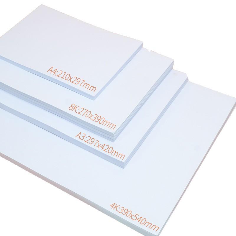 Art Marker Paper - A3/A4, Hand-Painted, Thickened, 8K Drawing Sheets, Octavo Book, Dutch White Card