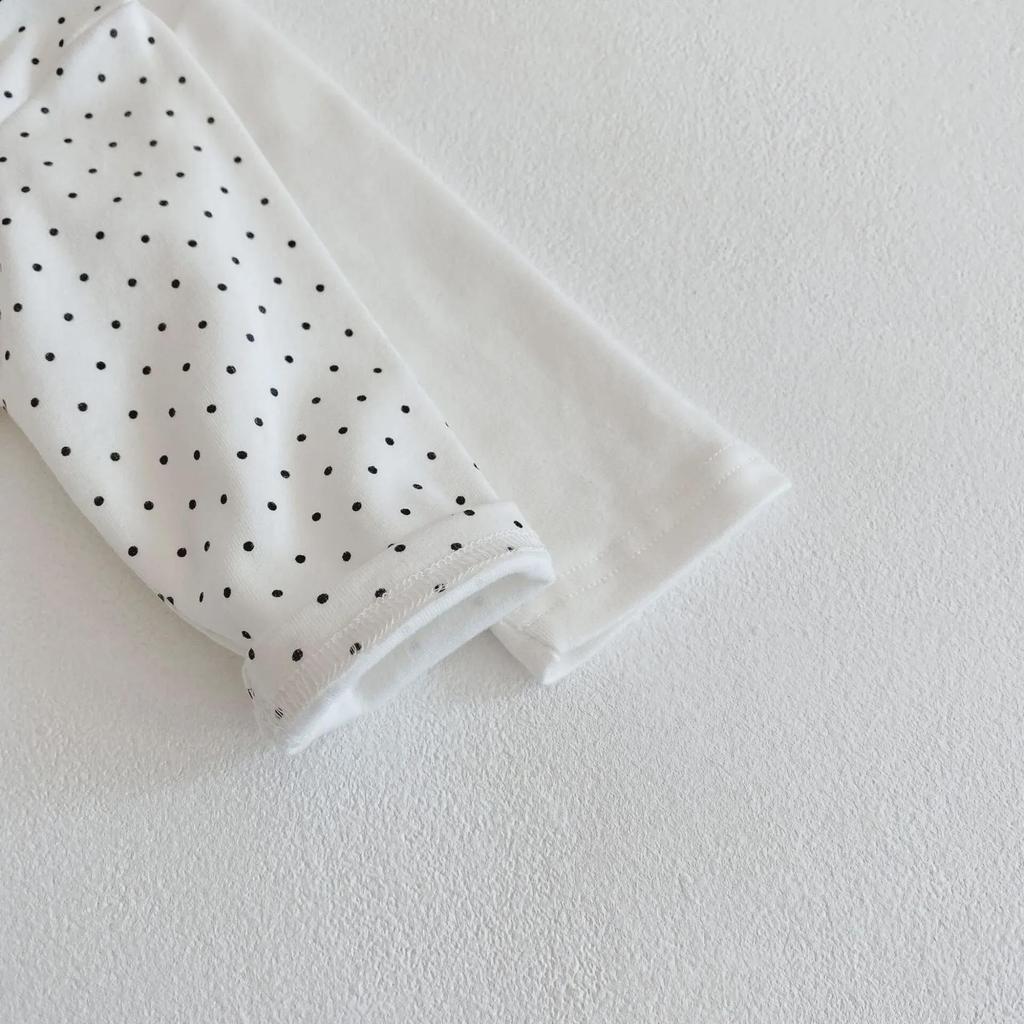 Spring & Autumn Baby Girls' Knitted Solid Color Jacket - Long Sleeve, Sweet Net Design