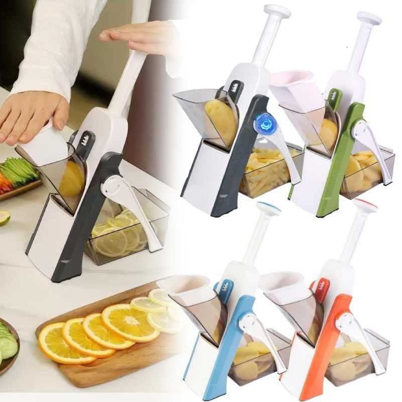 Vegetable Hand Pressure Cutting Machine Kitchen Tool Fruit Slicer Cutter Durable