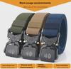 Men's Tactical Quick Release Aluminum Alloy Belt for Outdoor Sports & Military Enthusiasts