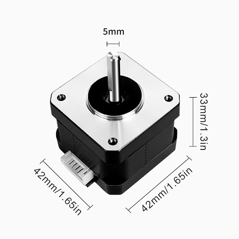 Nema17 17Hs4023 Pro 3D tiskový extrudér 4 vývodový Nema 17 22Mm 42 Krokový motor 42*42*23Mm 1.0A 12V 14N.Cm CNC laserový gravírovací motor