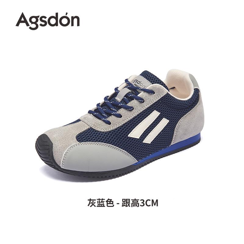 Augustus Dunde Training Shoes Women's 2025 New Summer Casual Shoes Functional Wind Mesh Forrest Gump Shoes Flat Sneakers