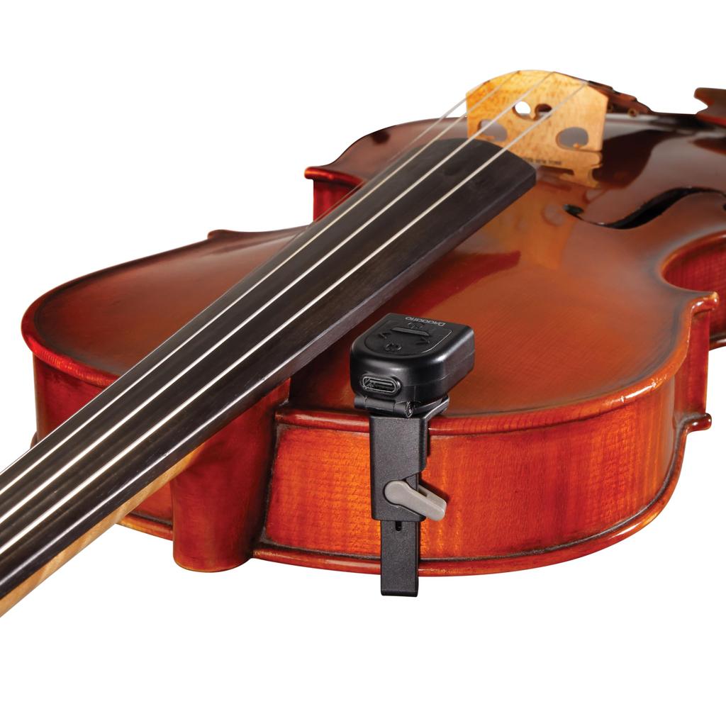 Mikroładowalny tuner do chromatycznego wyświetlacza w pełnym kolorze Kabel D'Addario PW-CT-35 Altówka, Typ, [Kabel USB-C w zestawie]