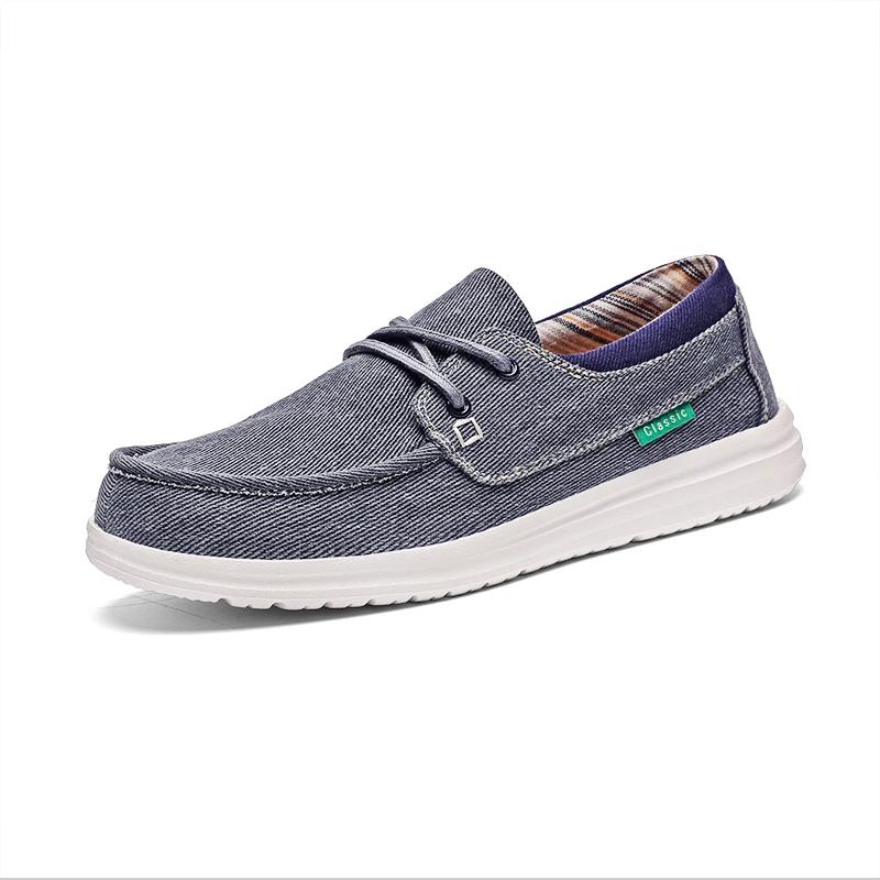 Fashion New Men Vulcanize Casual Shoes Fashion Soft Canvas Shoes Breathable Men's Walking Flat Sneakers Outdoor Light Men's Shoes