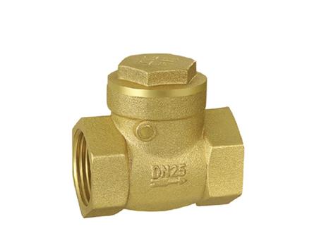 LISHUI Factory 1/2 Inch Brass Swing Check Valve Non-Return One-Way for Water