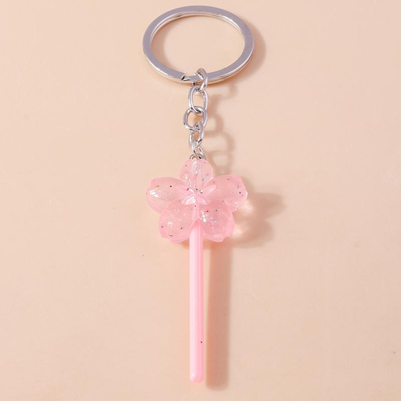 Lovely Resin Candy Lollipop Keychain Mini 3D Simulation Food Key Rings for Men Women Handbag Pendants DIY Kids Jewelry Gifts