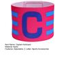 Captain C Armband Adjustable Unisex Adults Teens Football Soccer Training Team Captain Arm Band Elastic Strap