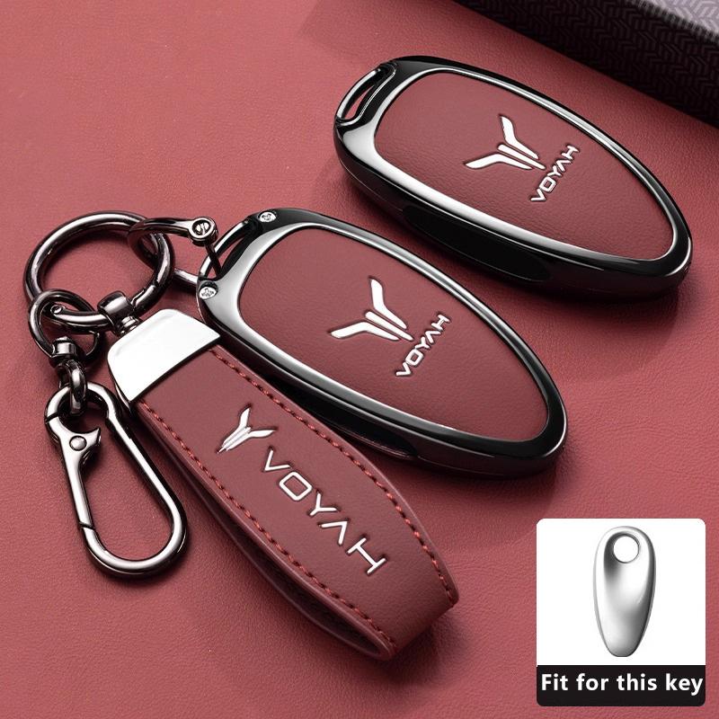 Zinklegierung Auto Schlüsselhülle Für Voyah Free Schlüsselanhänger Fernbedienung Abdeckung Schale Gehäuse Halter Fob Zubehör