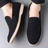 Retro British Style Soft Soled Lazy Shoes, Casual Boat Shoes High Quality Men'S Frosted Leather Comfortable Round Toe Loafers