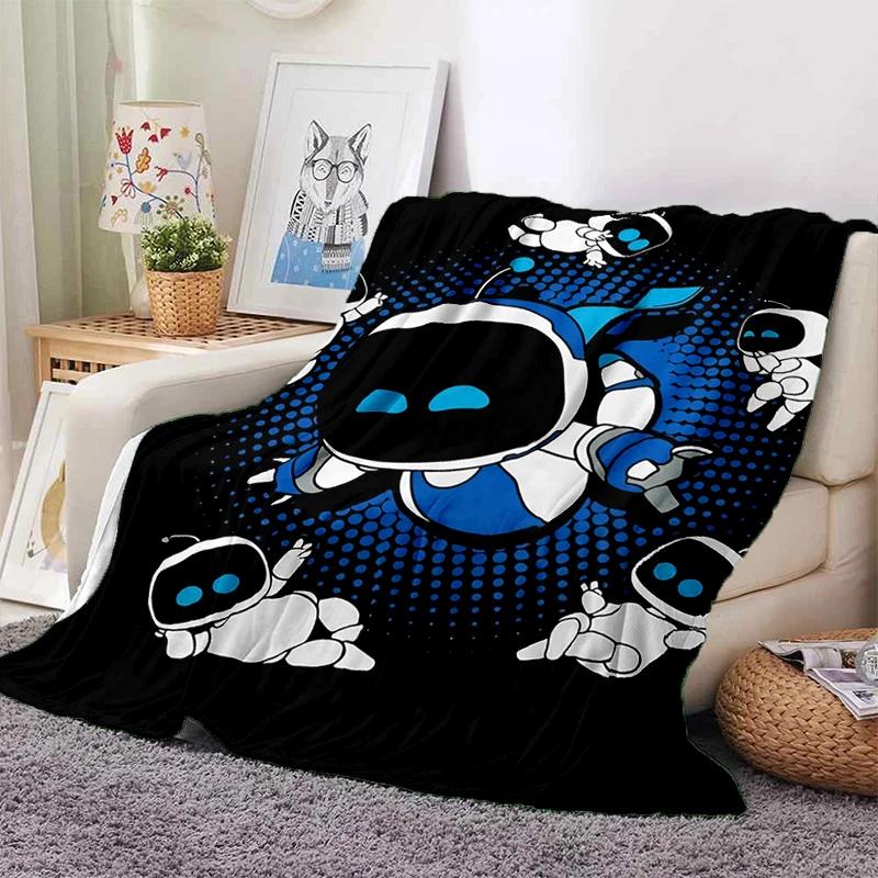 New 29 Style Astro Bot Game Cartoon Robot Gift Blanket,Soft Throw Blanket for Home Bedroom Bed Sofa Travel Picnic Cover Kids
