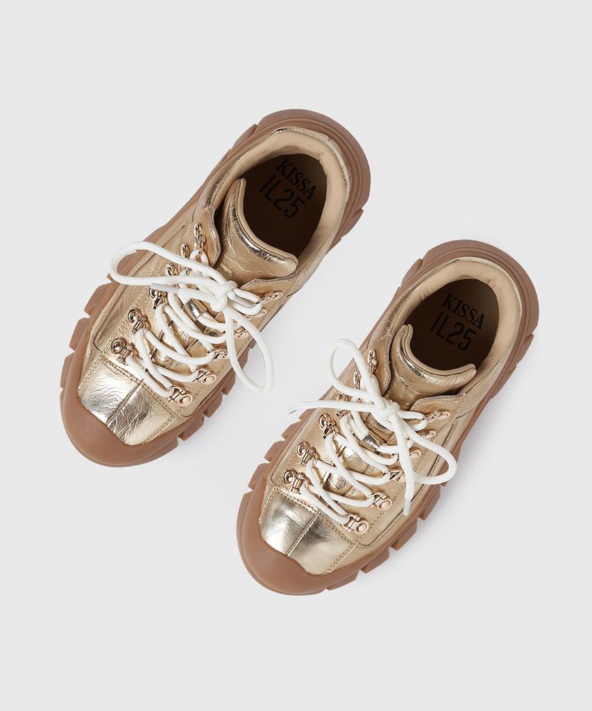 Kissa Lace-Up Leather Sneakers W507006