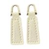 2Pcs Zipper Pulls PU Leather Replacement for Zipper Repair Zipper Heads Zipper Tags for Luggage Jacket Purses Handbags Boot