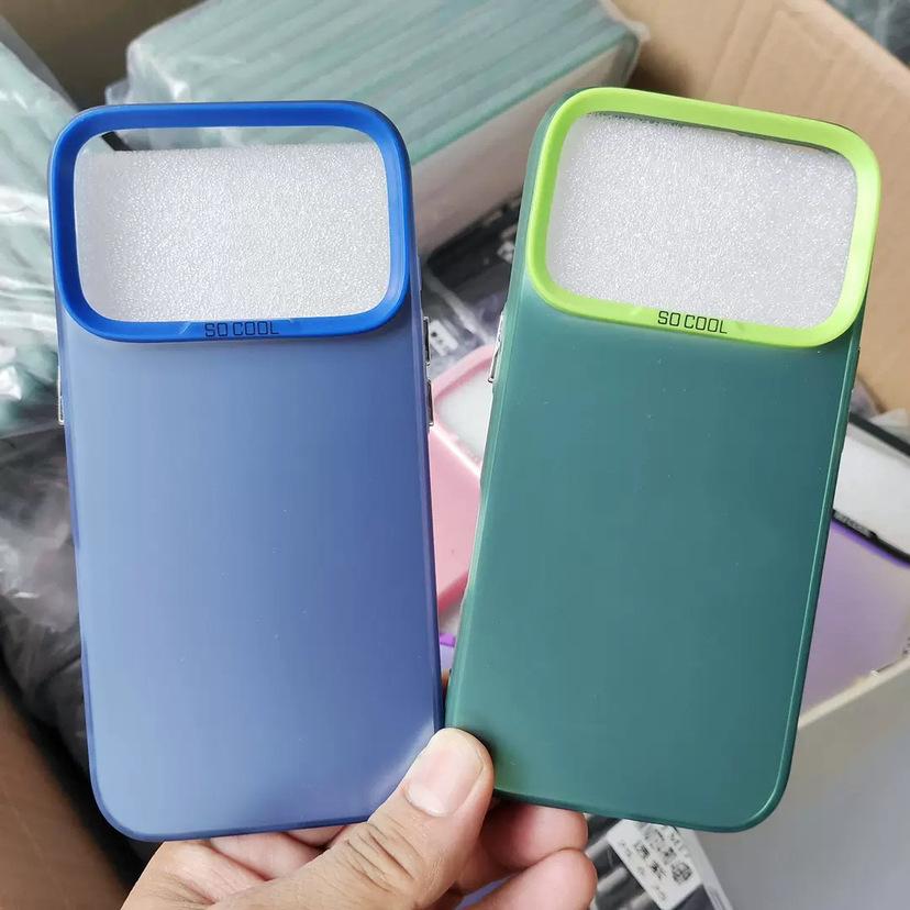 Matte Frosted AG Glass Phone Case for iPhone 16 Pro Max, Shockproof Anti-Fingerprint Slim Cover