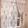 Hot Modern Printed Tulle Curtains for Living Room Kitchen Luxury Leaf Sheer Curtain for Bedroom Voile Curtain for Window Blind Drape